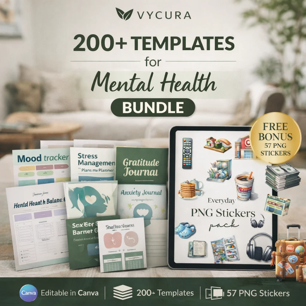 Mental Health Canva Bundle